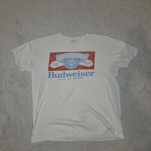 Budweiser White T-Shirt